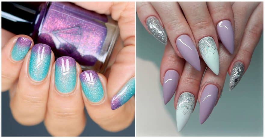 Awesome Color Combination Nails Painting Idea