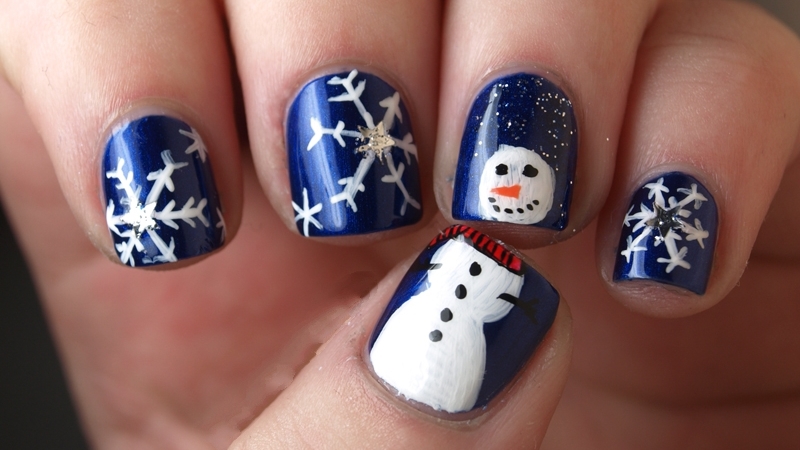 Striped Fashion Fall or Winter Nail Art Styles